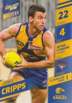 2019 Select AFL Hilites #SH-EF1 Jamie Cripps Front